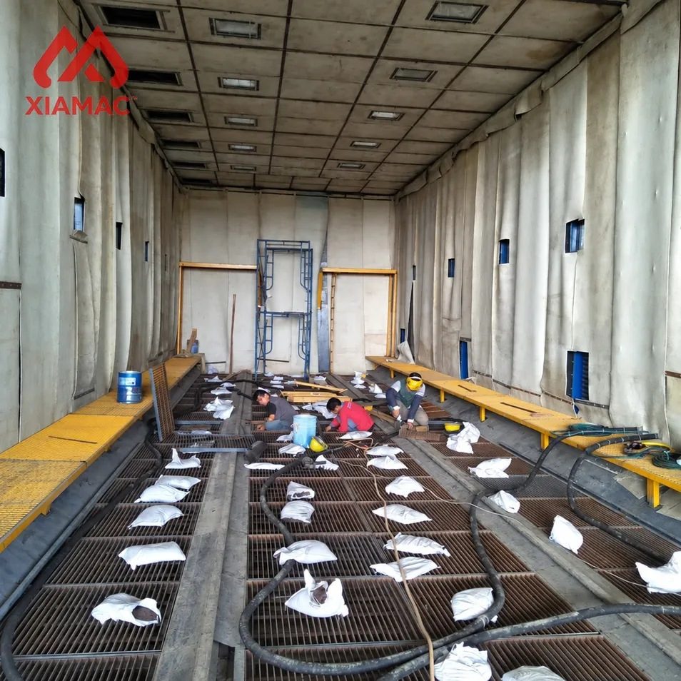 Industrial Sand Blasting Room Modular Sandblasting Booth Abrasive Blasting Equipment for Large Steel Structures Castings Weldments Surface Cleaning