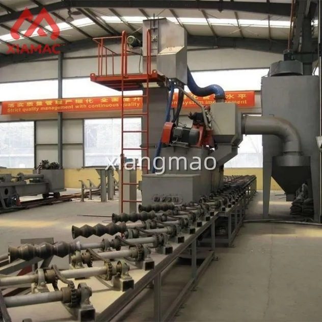 High-Performance Shot Blasting Equipment for Steel Pipe Finishing/Through-Feed Shot Blasting Machine/Steel Pipe Shot Blasting Machine/Sandblasting Machine