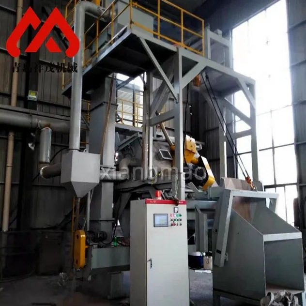 Advanced Inclined Drum Shot Blasting Machine for Superior Surface Finishing/Sandblasting Machine/Rotary Drum Tilt Drum Cylinder Shot Blasting Machine