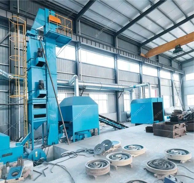 Automatic Resin Sand Processing Line/No-Bake Molding Line/Foundry Sand Reclamation Recycling Equipment/Green Sand Preparation Reclamation Production Line