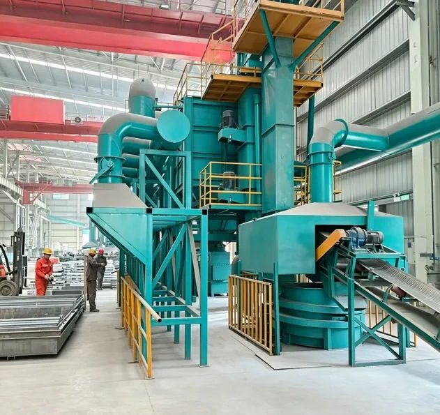 Automatic Resin Sand Processing Line/No-Bake Molding Line/Foundry Sand Reclamation Recycling Equipment/Green Sand Preparation Reclamation Production Line