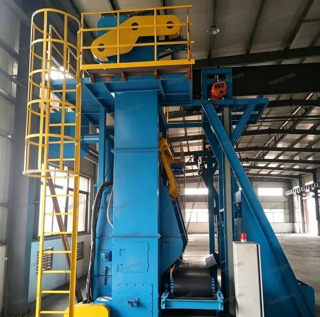 Tumblast Shot Blasting Machine for Foundry Workpiece Rubber Tumble Belt Shot Blaster