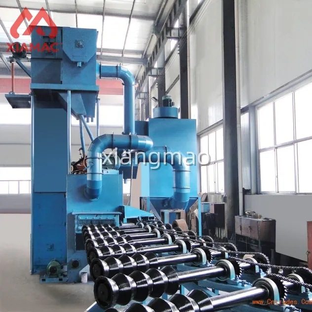 High-Performance Shot Blasting Equipment for Steel Pipe Finishing/Through-Feed Shot Blasting Machine/Steel Pipe Shot Blasting Machine/Sandblasting Machine
