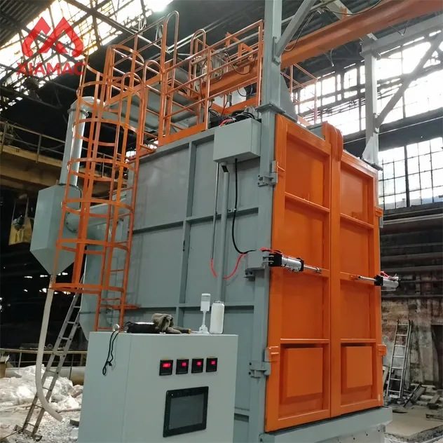 Q37 Hook Type Shot Blasting Machine Automatic Abrator Steel Casting Surface Cleaning Rust Removal Equipment for Foundry Metal Parts