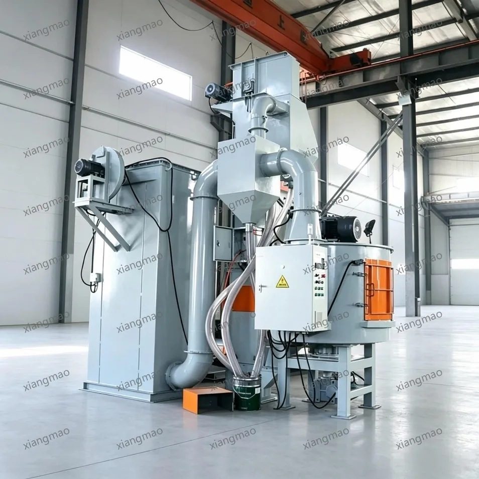 Automatic Rotary Table Type Shot Blasting Machine Abrator Metal Surface Cleaning Rust Removal Sand Blasting Equipment for Steel Part