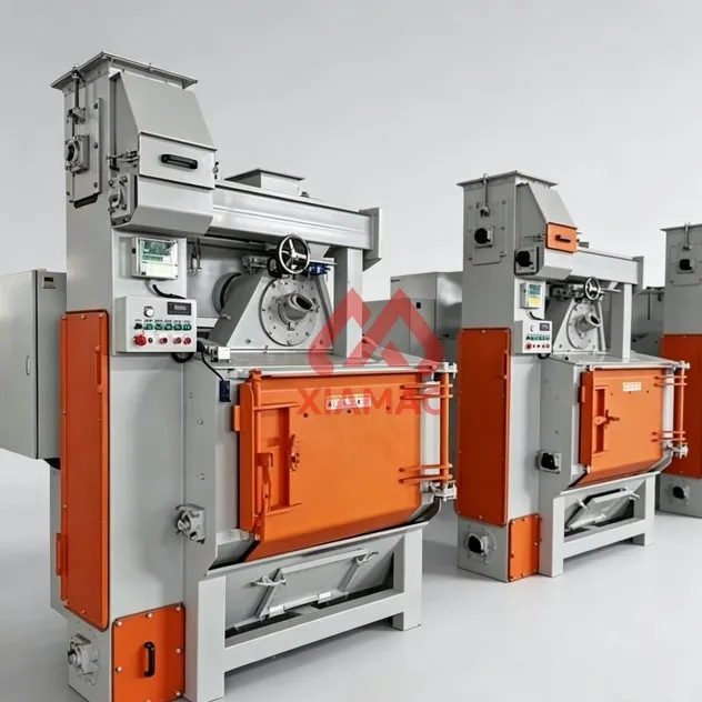 Q326 Integrated Rubber Crawler Shot Blasting Machine for Batch Metal Workpieces Oxide Scale Removing