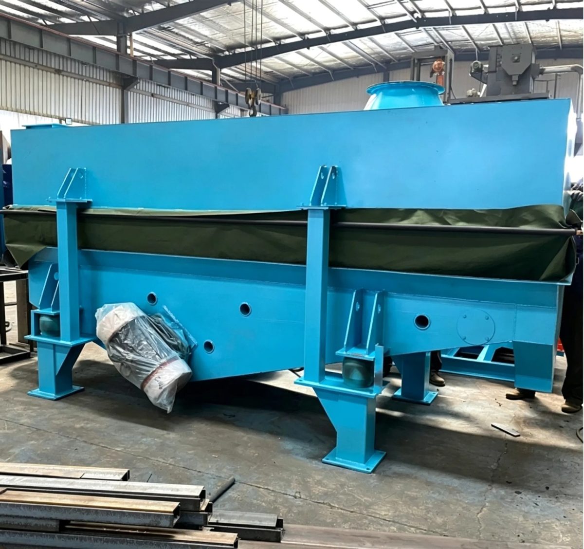Advanced Vibration Fluidized Bed Cooler with Essential Component Green Sand Casting Line Sand Reclamation Regeneration Equipment Line Iron Shot Blasting Machine