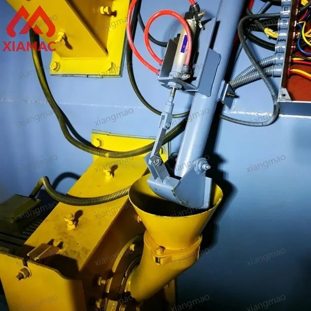 Q3710 Double Hook Explosion-Proof Shot Blasting Machine for Aluminum Parts Cleaning