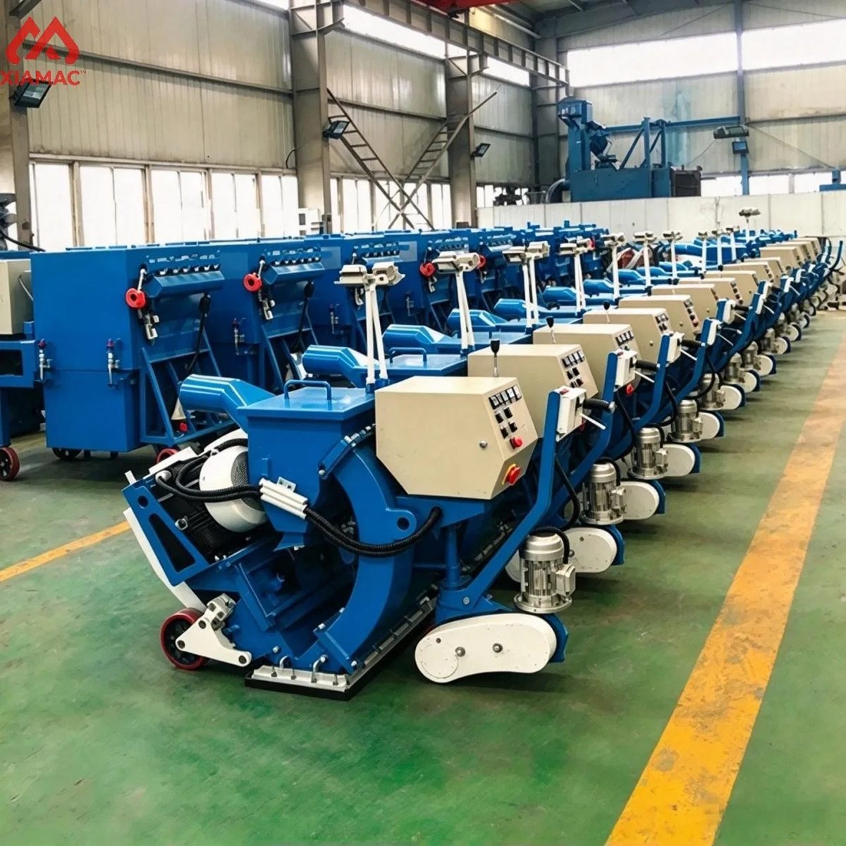 Mobile Pavement Shot Blaster for Road Marking Removal & Bridge Waterproofing Pretreatment Steel Shot Abrasive