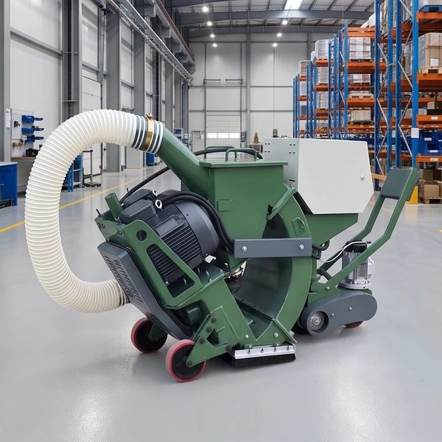 Mobile Pavement Shot Blaster for Road Marking Removal & Bridge Waterproofing Pretreatment Steel Shot Abrasive