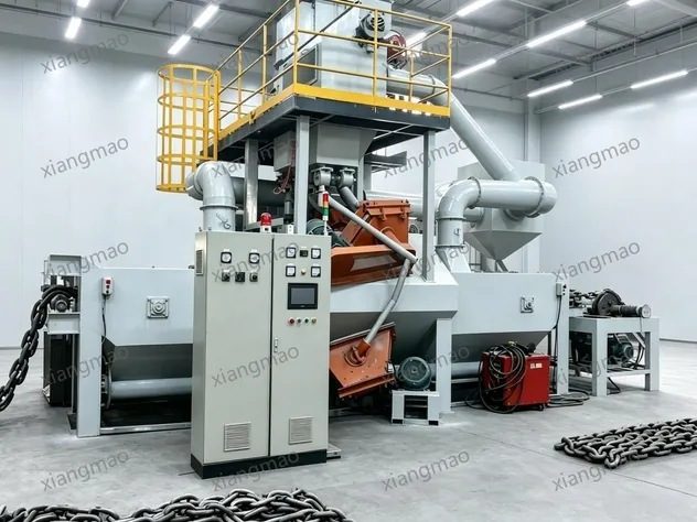 Anchor Chain Shot Blasting Sandblasting Machine for Anchor Chain Rust Cleaning Abrator