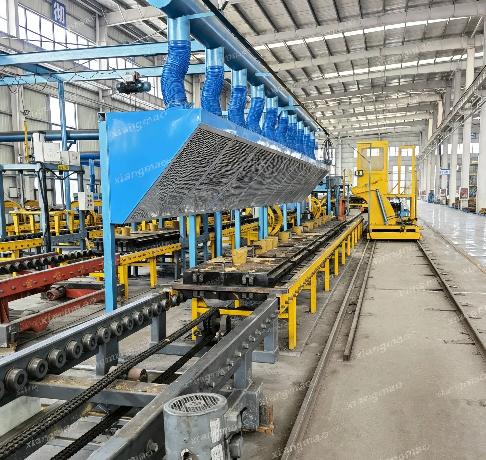 High-Efficiency Grinding Media Mill Ball Casting Line for Enhanced Production Iron Mold Sand Coated Production Process Foundry Sand Shell Core Shooting Machine