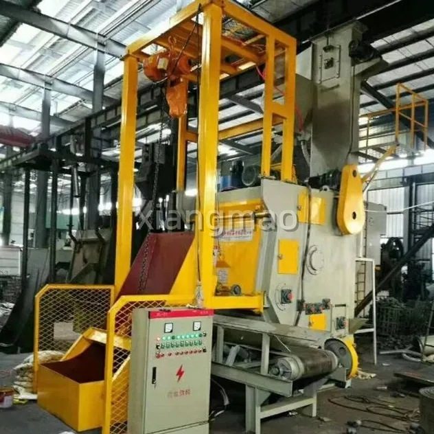 Qr3210 Automatic Loading Unloading Rubber Track Shot Blaster for Small Castings & Forgings Cleaning