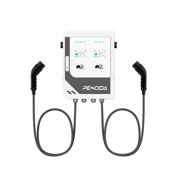 Dual output Level 2 EV charger