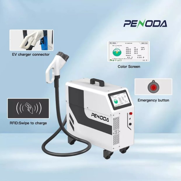 V2G charging station with energy storage and bi-directional capability