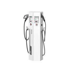 Hybrid DC and AC EV charger ultra-slim design