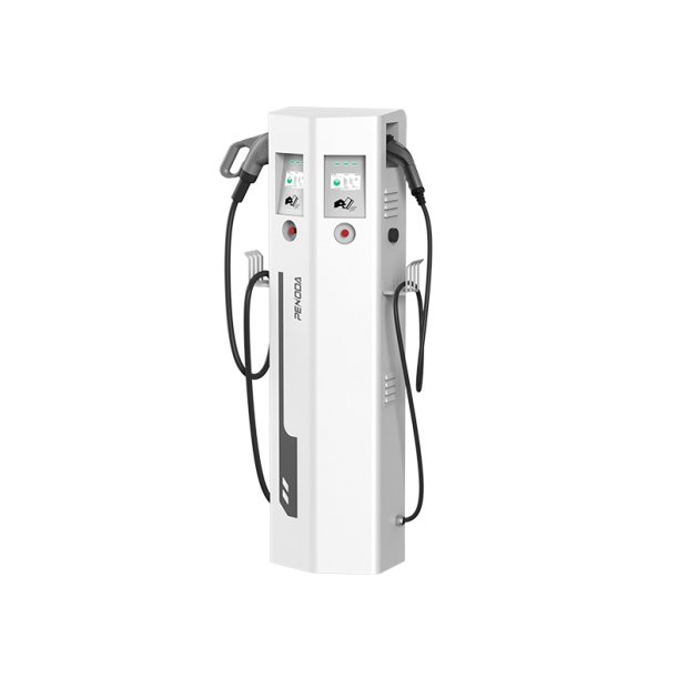 Hybrid DC and AC EV charger ultra-slim design