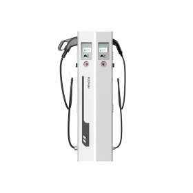 Compact commercial EV charging station