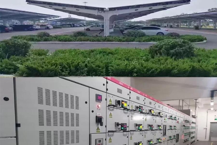 On-Grid Solar-Storage-Charger Station