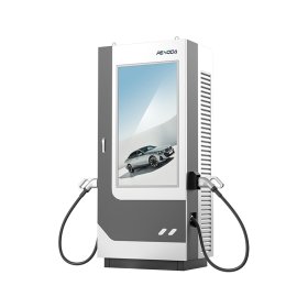 35-inch DC EV charging advertising station