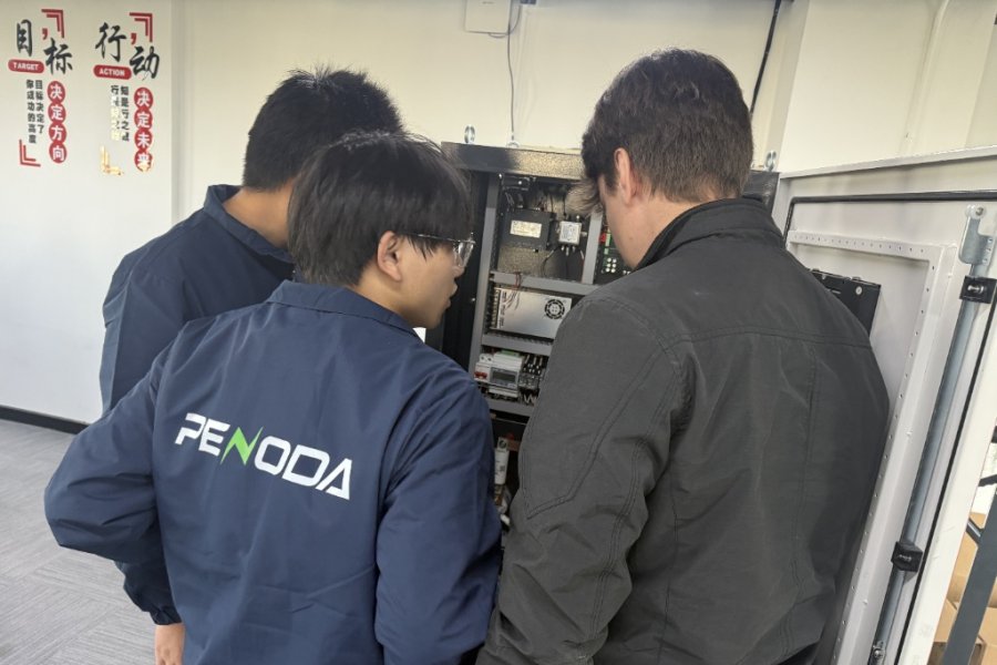 Powering Brazil’s Green Transition: Brazilian Client Visits PENODA for PDB Series Commercial EV Charger Training