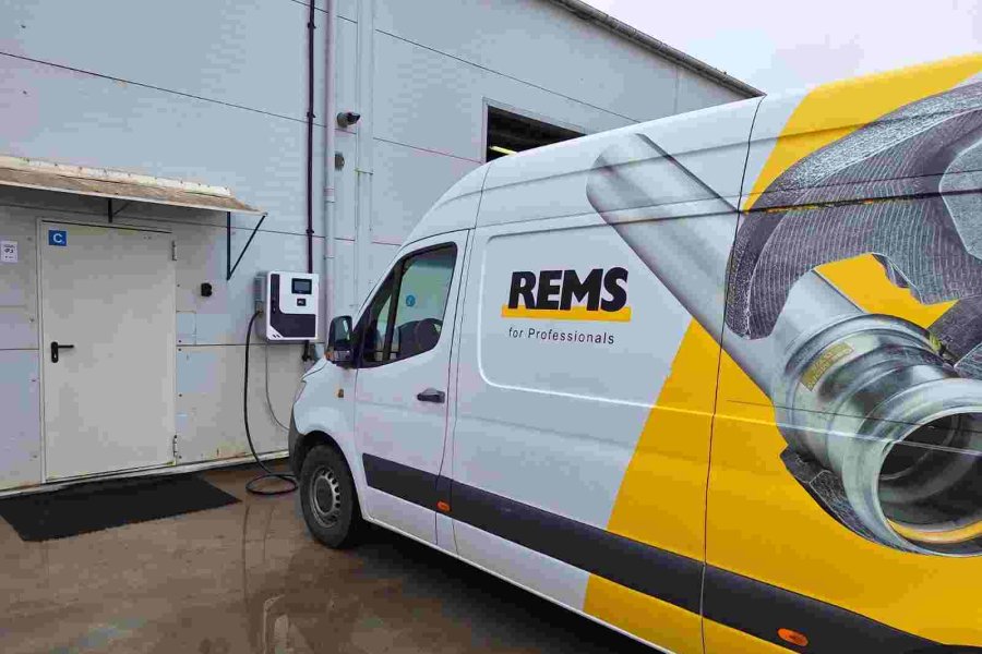 Lithuania Factory Powers Electric Fleet with PDA 40kW CCS2 DC EV Charger