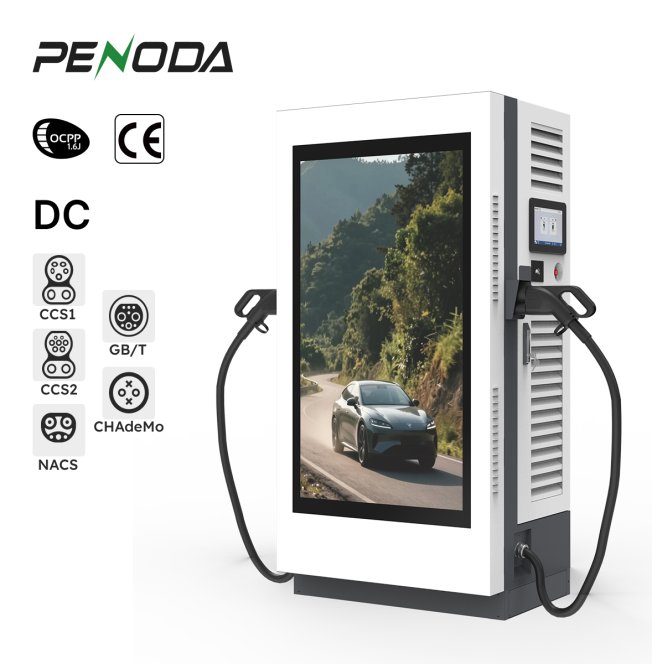 PD-X 45-Inch DC EV Charging Advertising Station