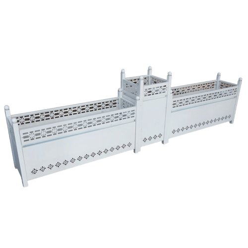 Macetero de acero galvanizado