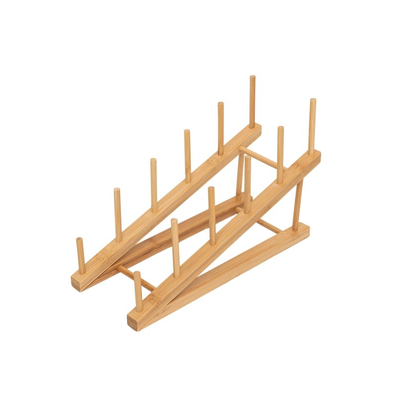 Bamboo dish and bowl rack 30cm #EVS210004