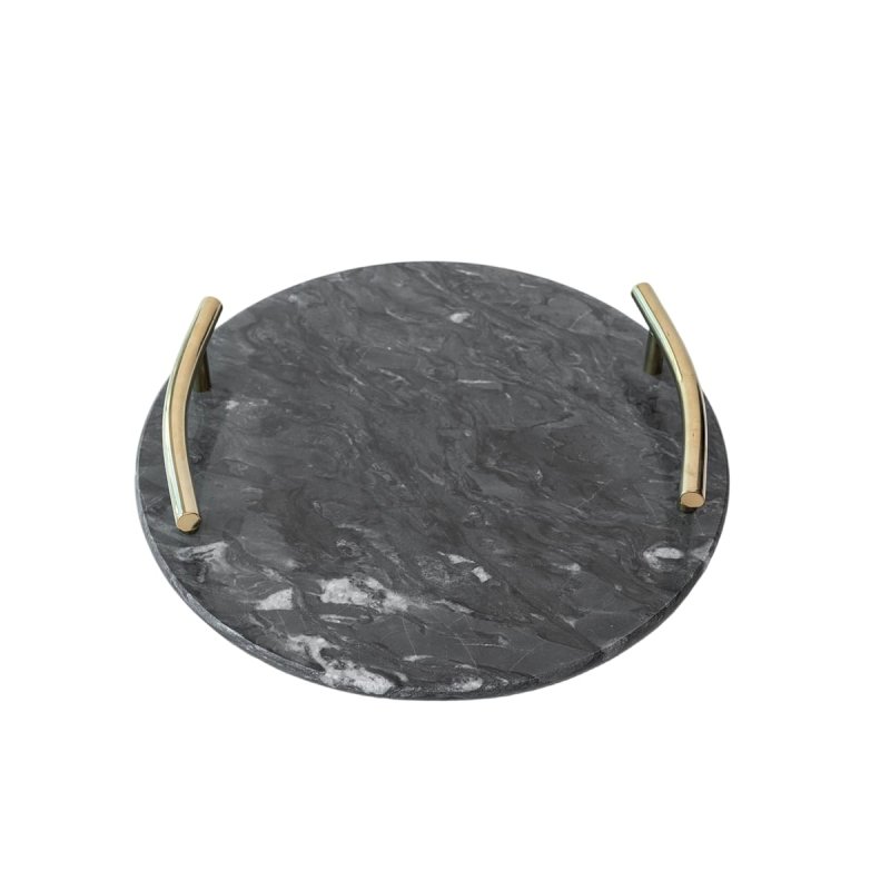 Marble tray with handle 30cm #EVS190030