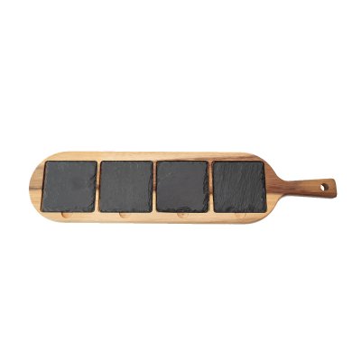 Acacia wood and slate cutting board EVS170048