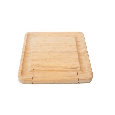 Bamboo cutting board with utensils EVS170039