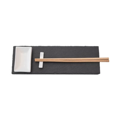 Slate cutting board with utensils EVS180001