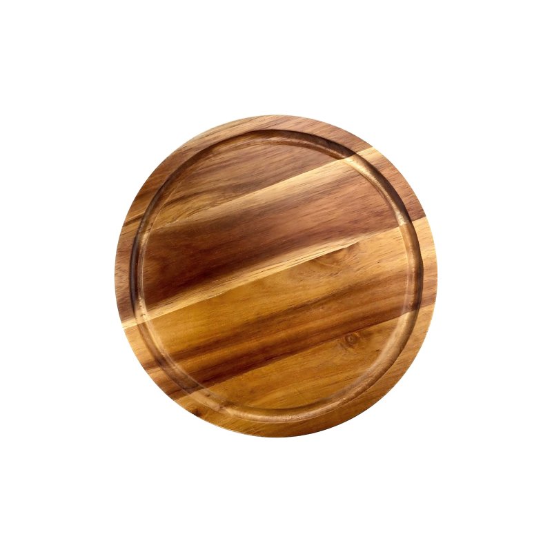 Acacia wood cutting board with utensils 19.9cm #EVS170118
