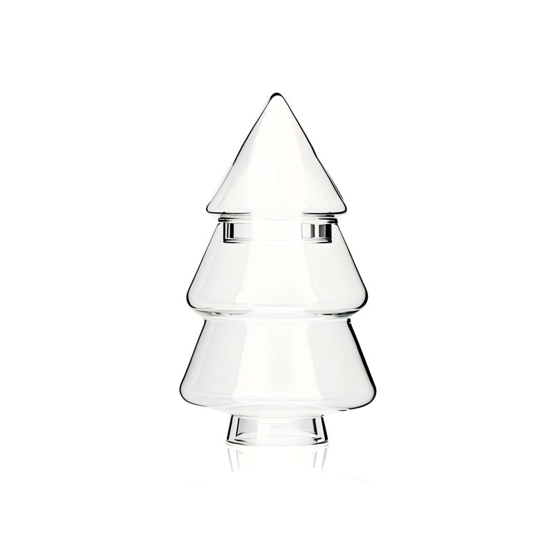 Christmas glass storage jar 420ml #EVS270033