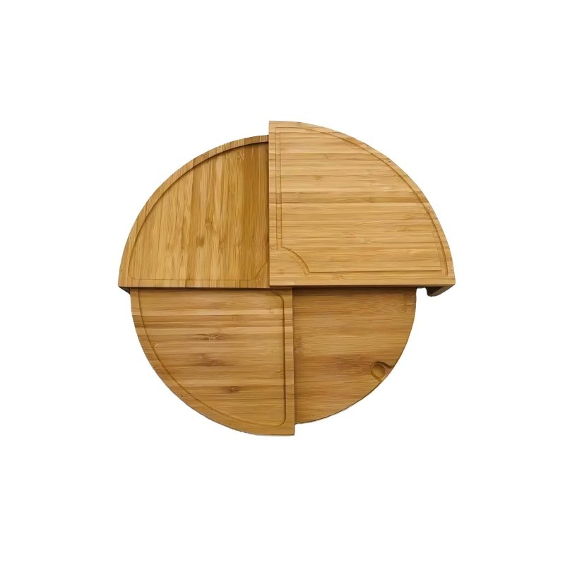 Bamboo cutting board with utensils 19.5cm #EVS170117