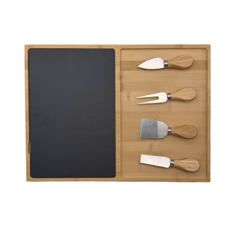 Marble and acacia wood cutting board #EVS270034