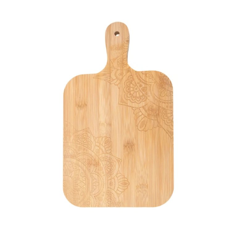 Laser engraving bamboo cutting board 36cm #EVS170040