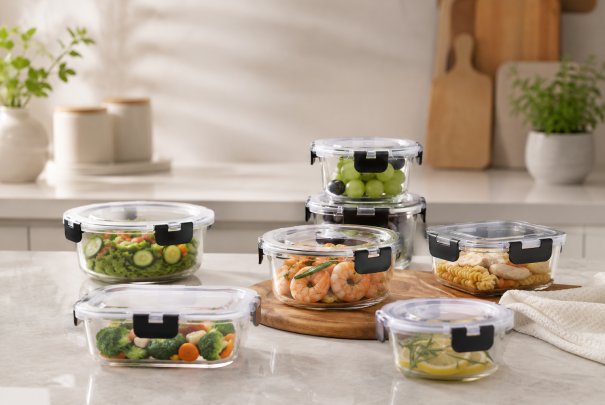 Best Seller | 24-Piece Glass Food Storage Containers with Lids – Leak-Proof, Heat-Resistant & Built for Everyday Convenience