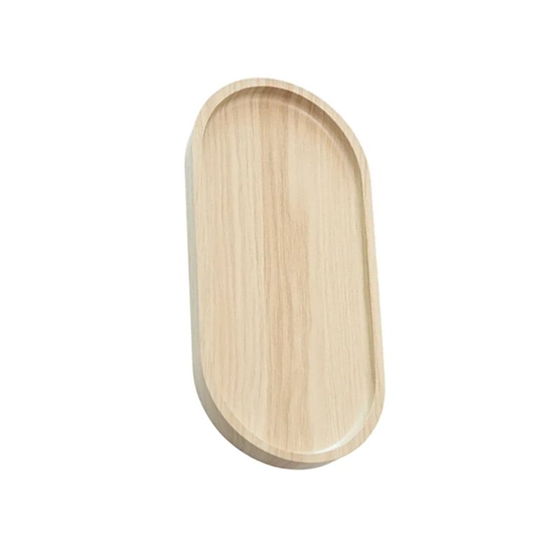 Oval wood veneer tray 35cm #EVS190001