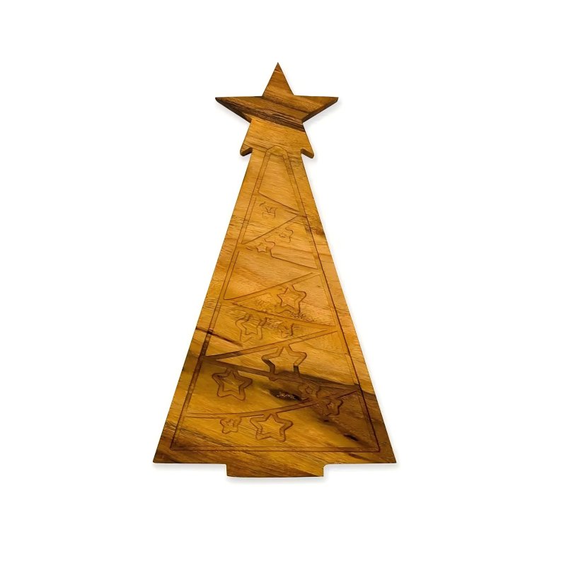 Christmas acacia wood cutting board #EVS270043