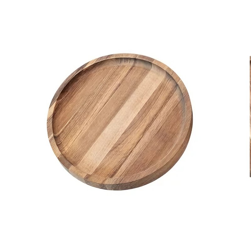 Acacia wood tray 15cm 20cm 23cm #EVS190026