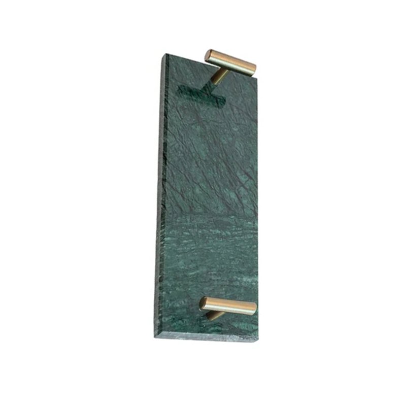 Marble tray with handle #EVS190023
