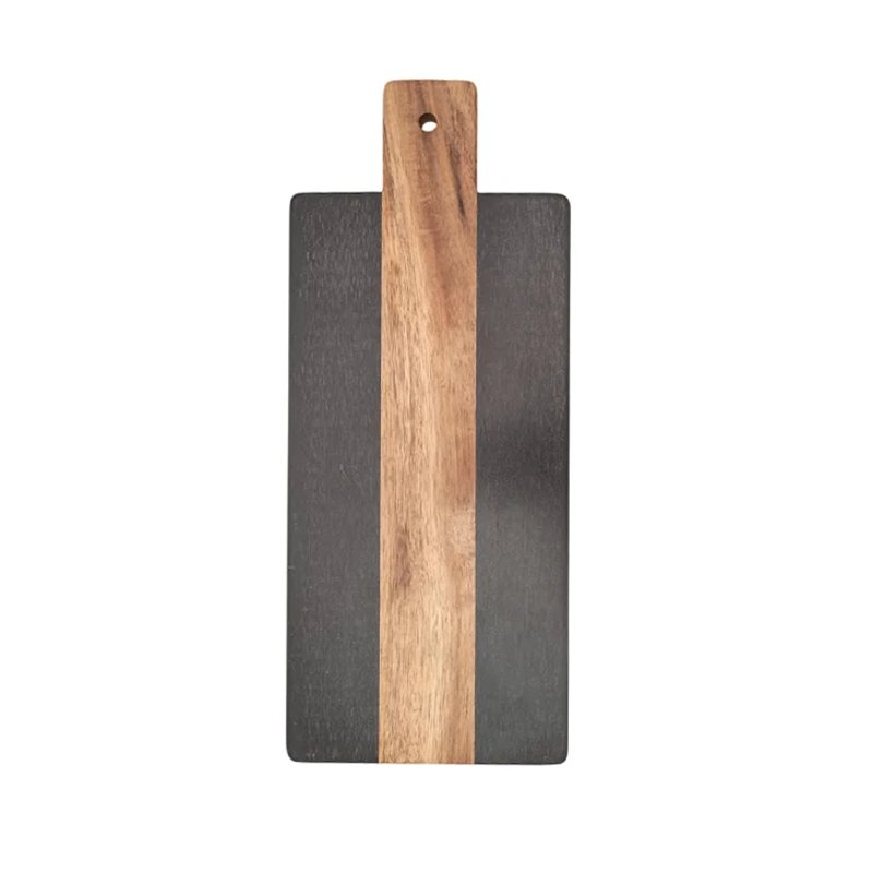 Marble and acacia wood cutting board 38cm #EVS180006