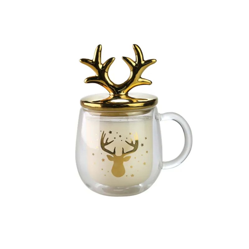 Christmas glass cup #EVS270056