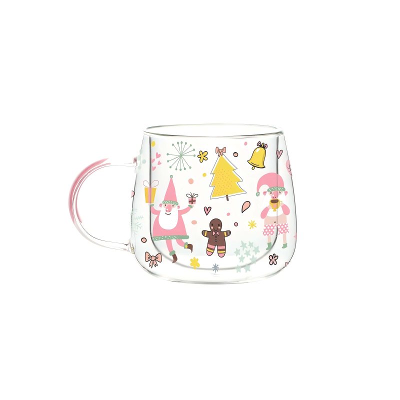 Christmas glass cup #EVS270057