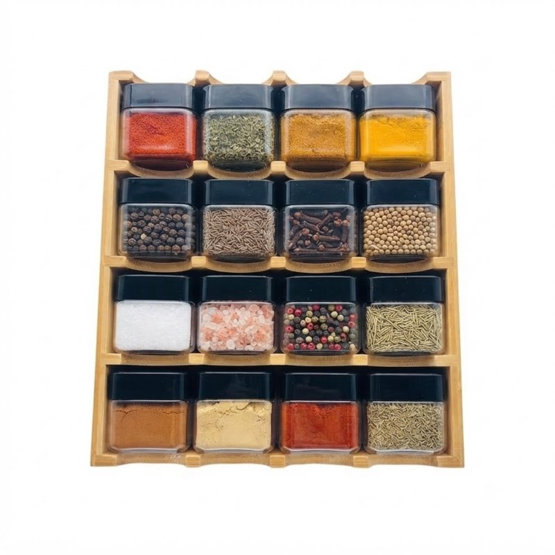 Spice Rack & Jars 35cm #EVS130012