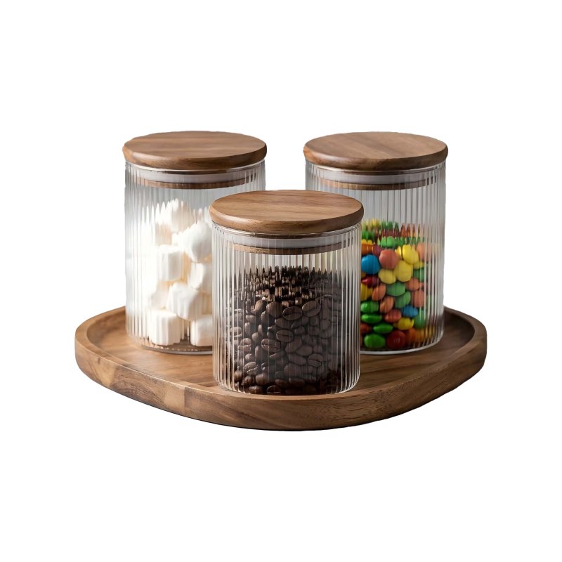 Glass seasoning bottle set #EVS130025