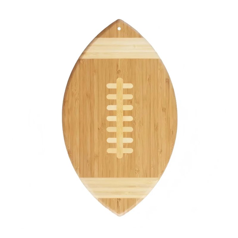 Fish-shaped Bamboo Cutting Board With Handle For Seafood, Snacks And Appetizer Serving