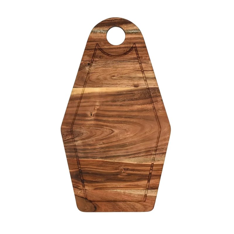 Square Puzzle-Shape Acacia Wood Serving Board For Cheese, Snacks And Party Food Display
